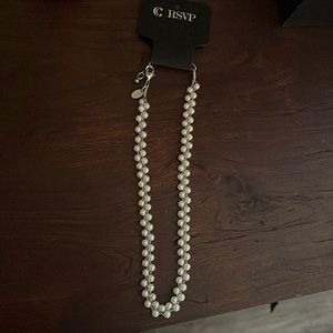 RSVP faux pearl necklace